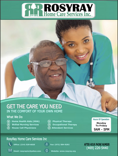 ROSYRAY HOME CARE SERVICES INC — homepage