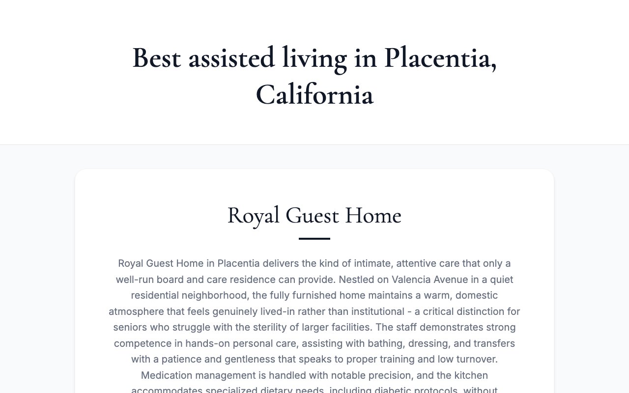 Royal Guest Home — homepage