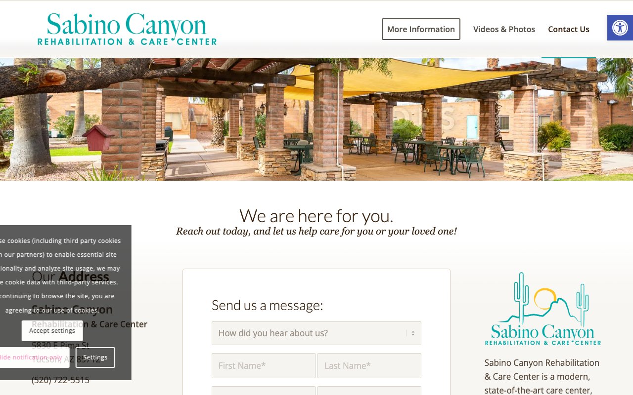 SABINO CANYON REHABILITATION & CARE CENTER — homepage