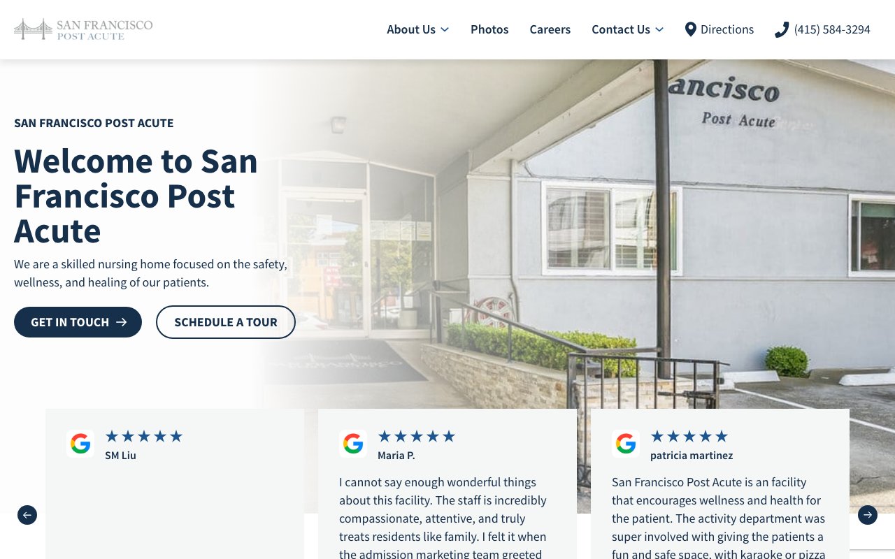 San Francisco Post Acute — homepage