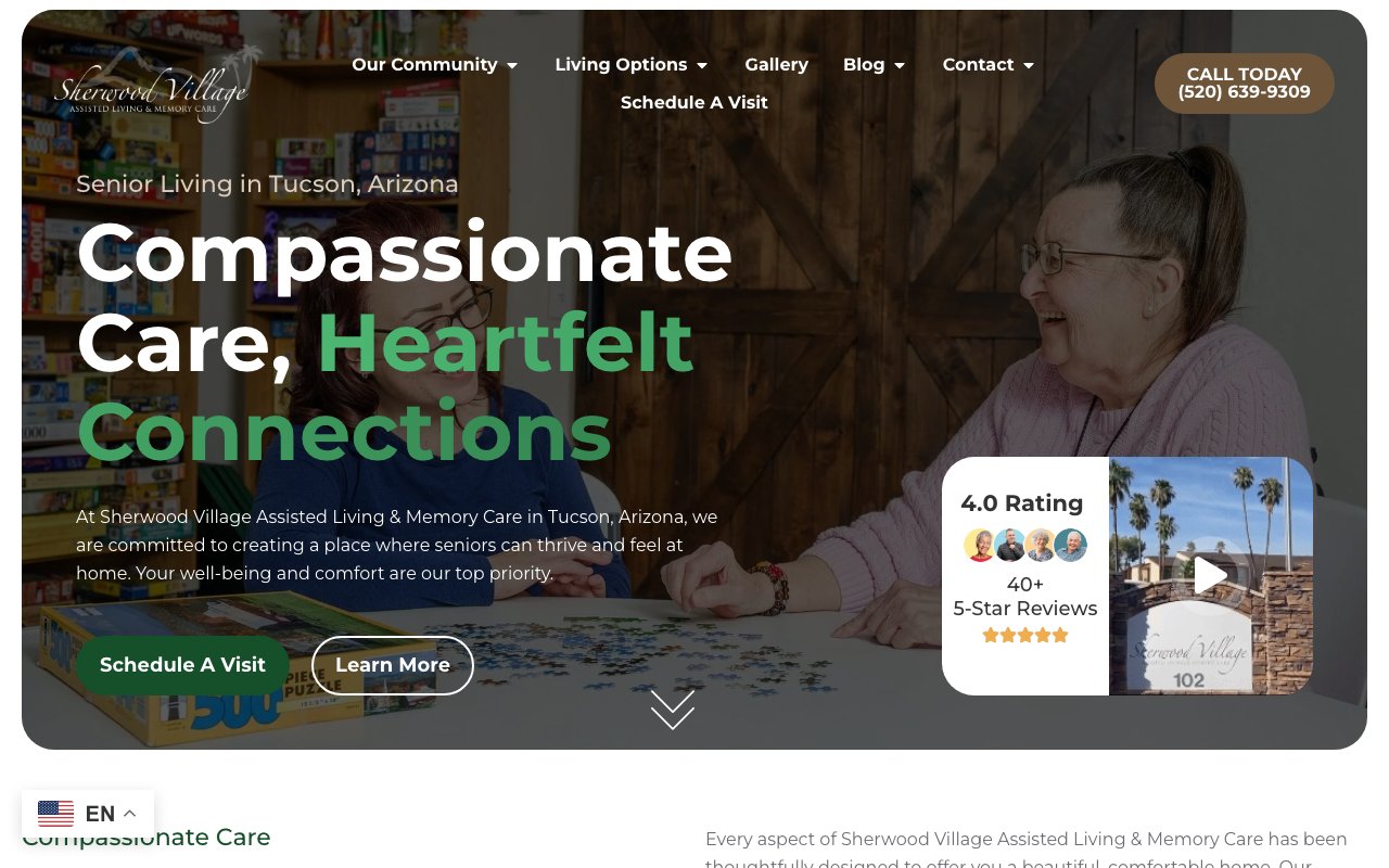 Sherwood Village Assisted Living & Memory Care — homepage