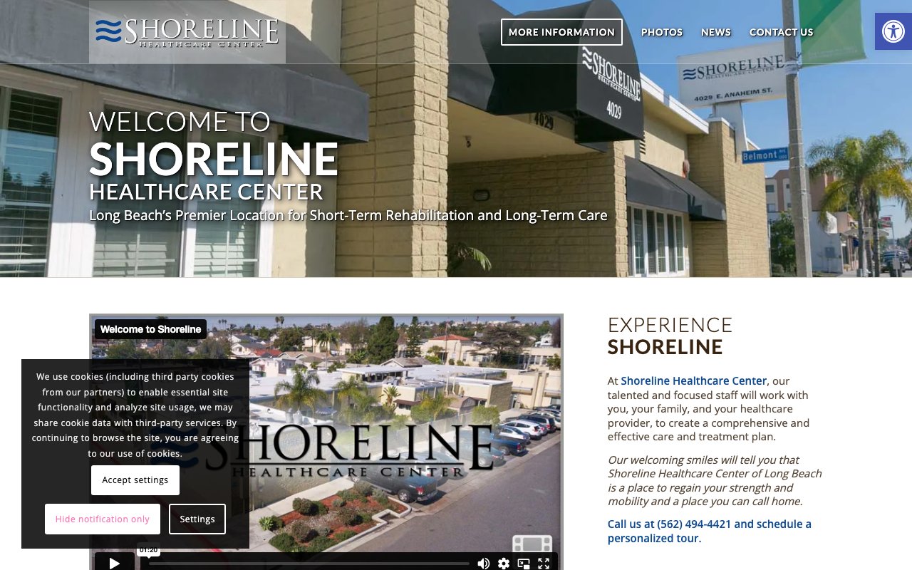 SHORELINE HEALTHCARE CENTER — homepage