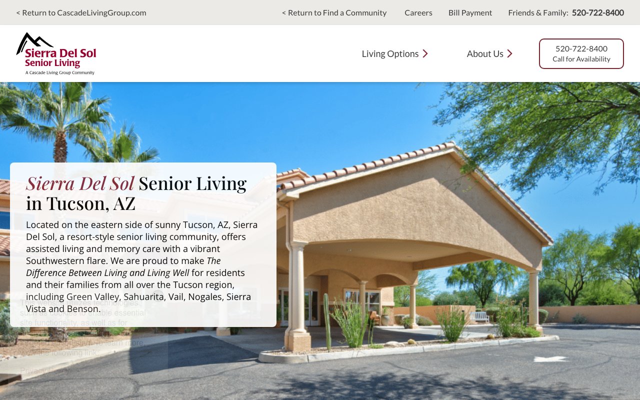 Sierra Del Sol Senior Living — homepage