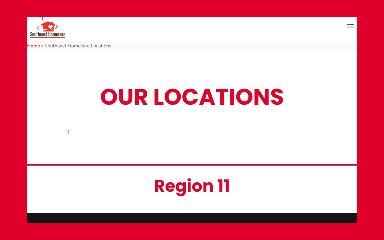 SOUTHEAST HOMECARE — homepage