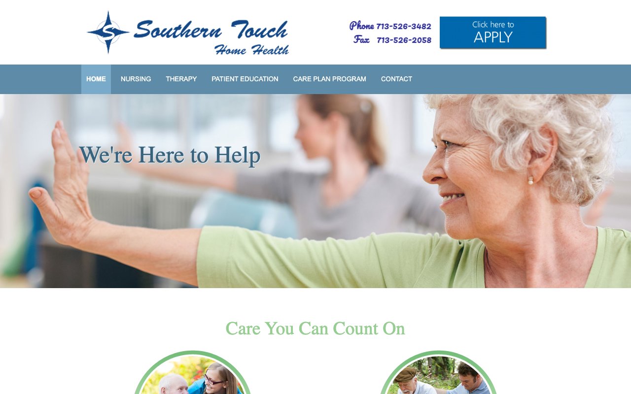 SOUTHERN TOUCH HOME HEALTH — homepage