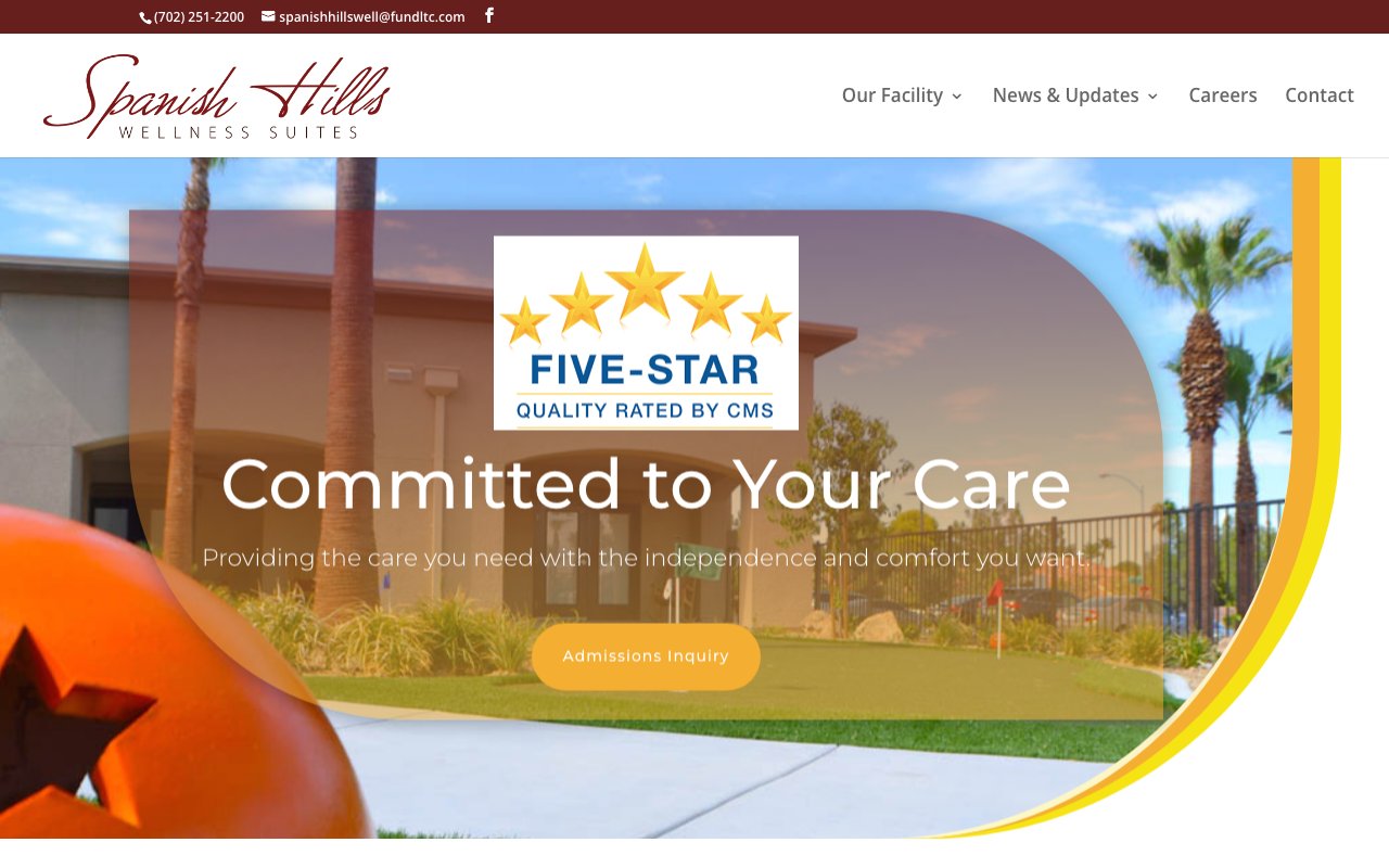 Spanish Hills Wellness Suites — homepage