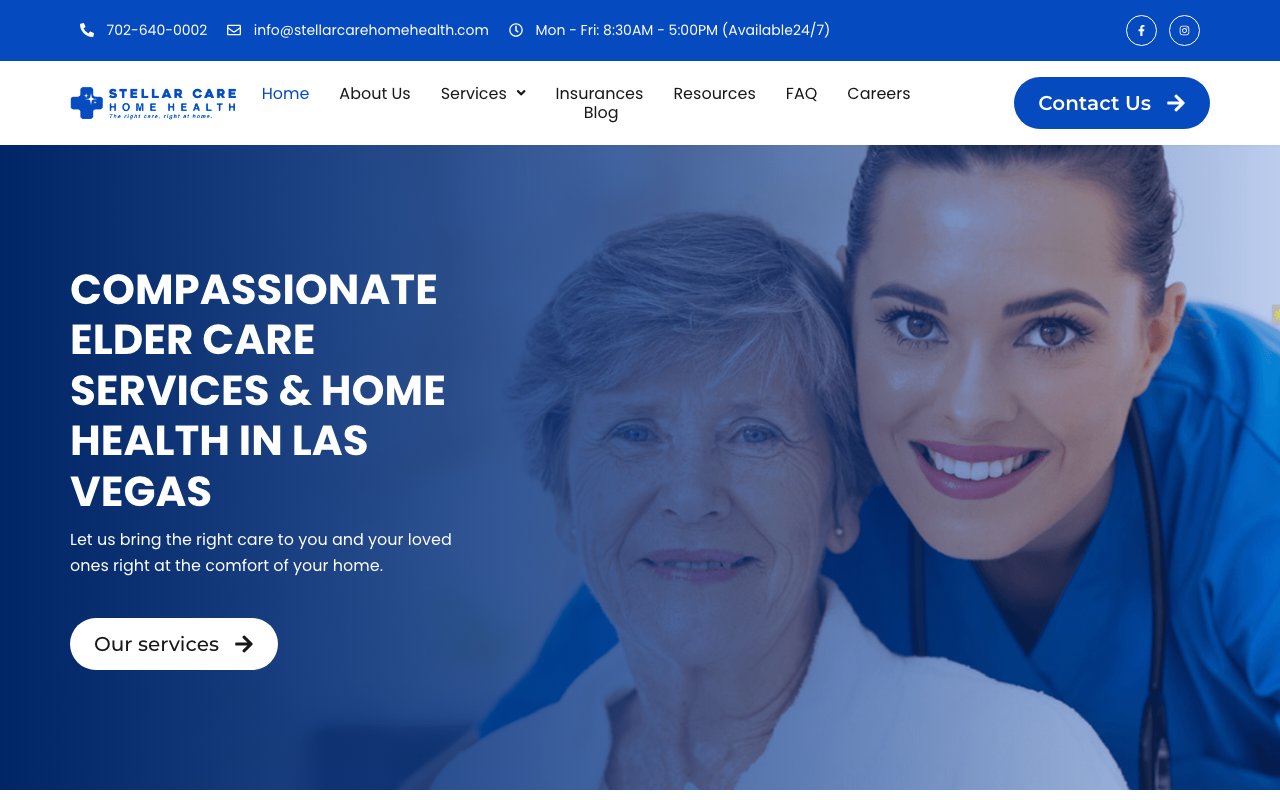 STELLAR CARE HOME HEALTH — homepage