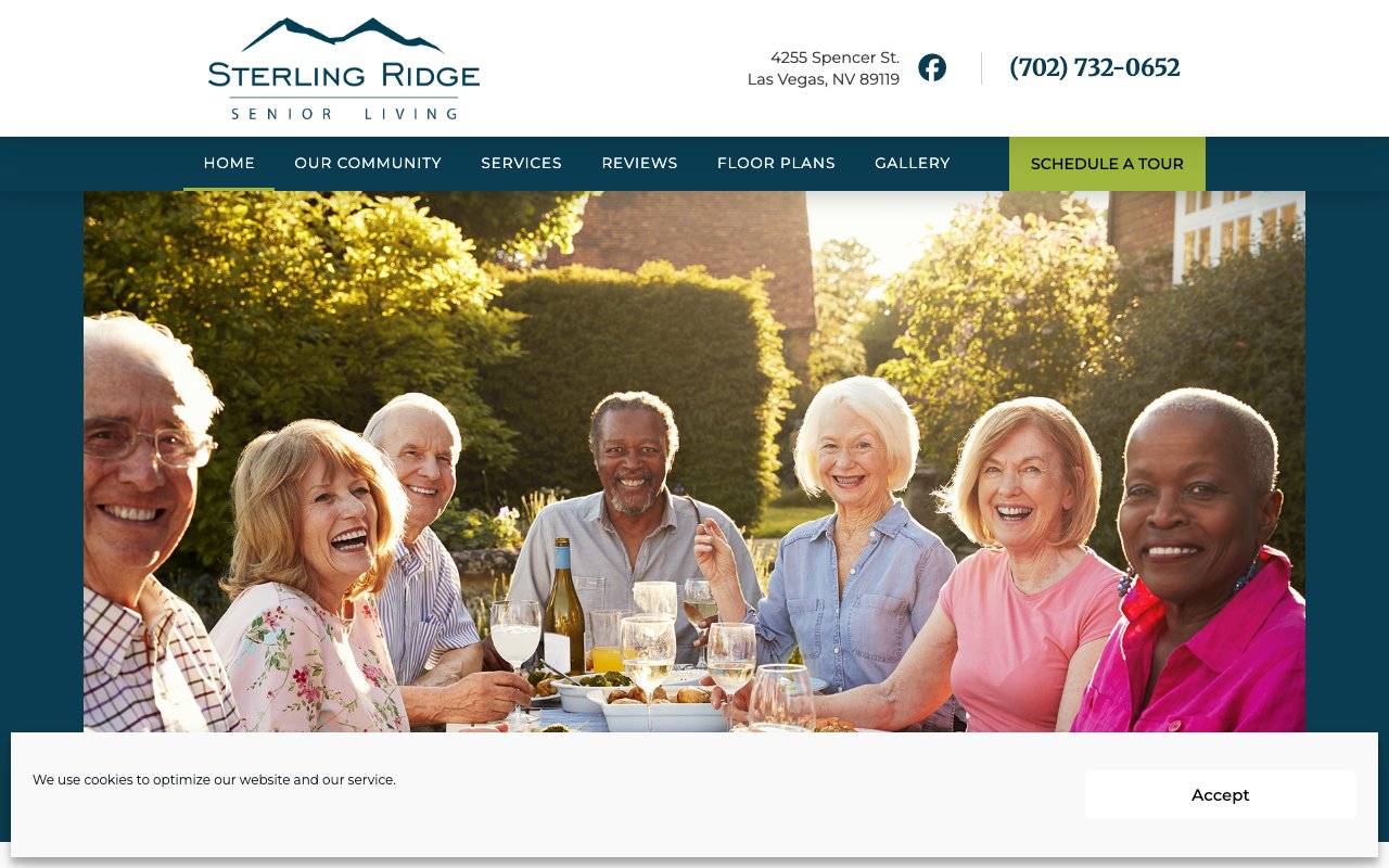 Sterling Ridge Senior Living — homepage