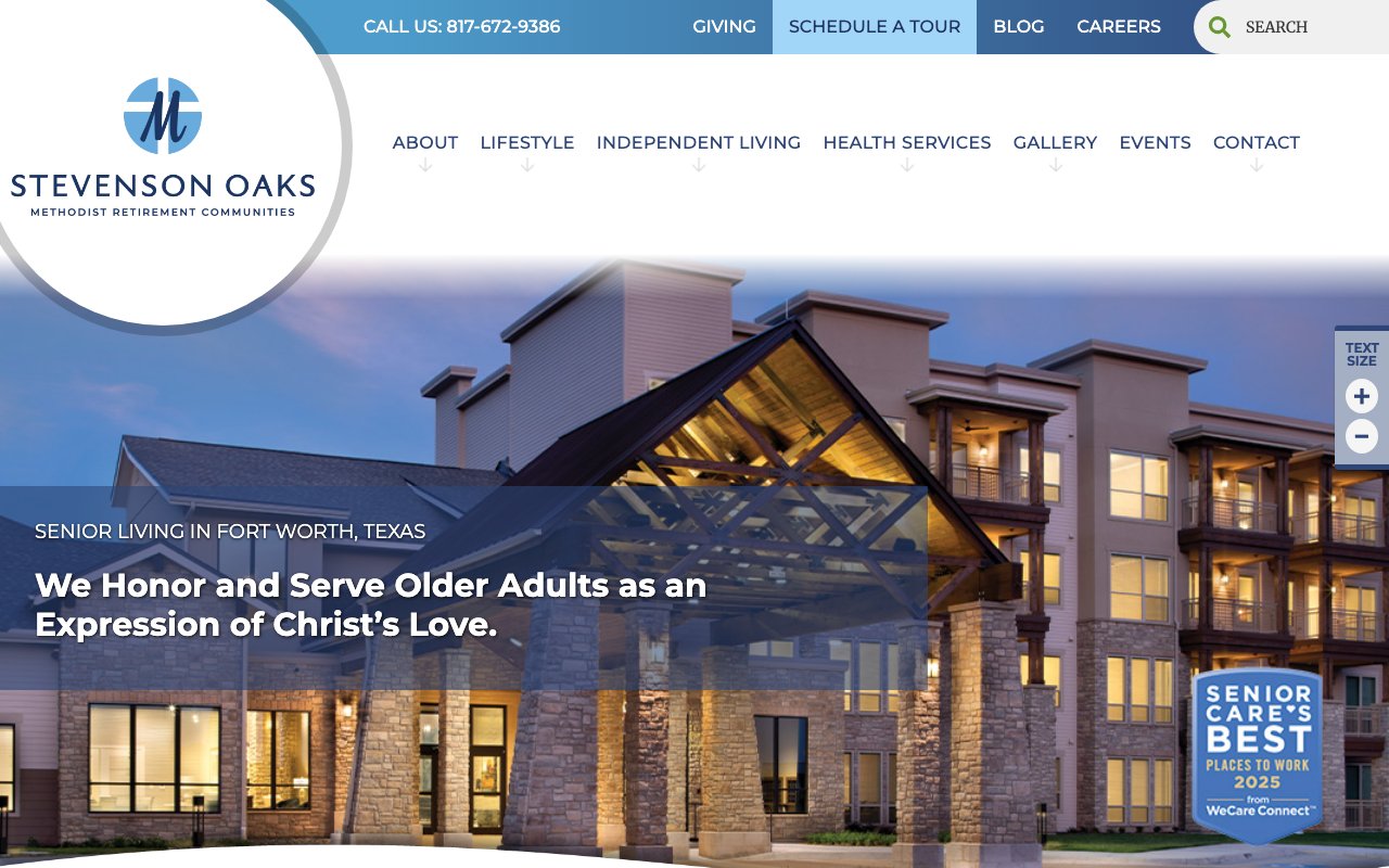 Stevenson Oaks — homepage