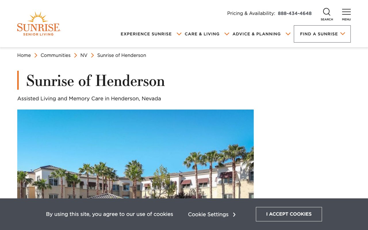 Sunrise of Henderson — homepage