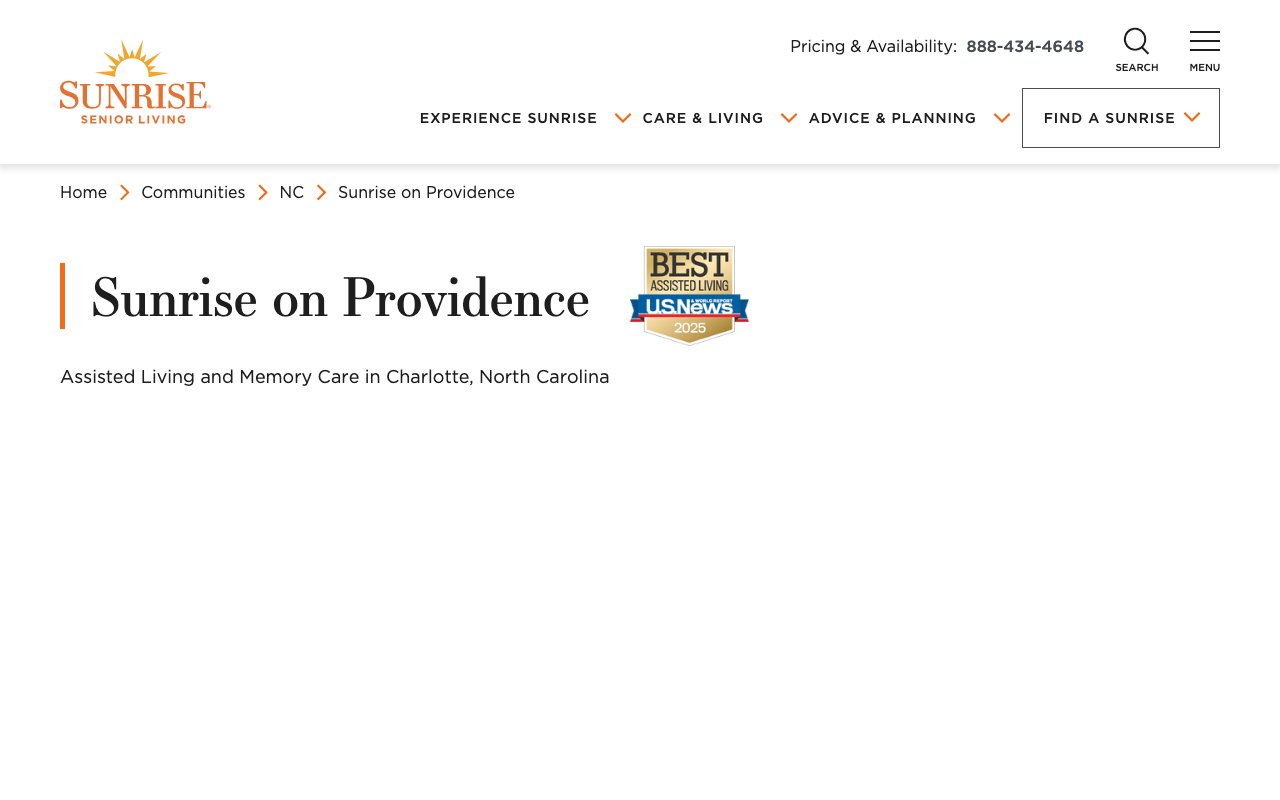 Sunrise on Providence — homepage