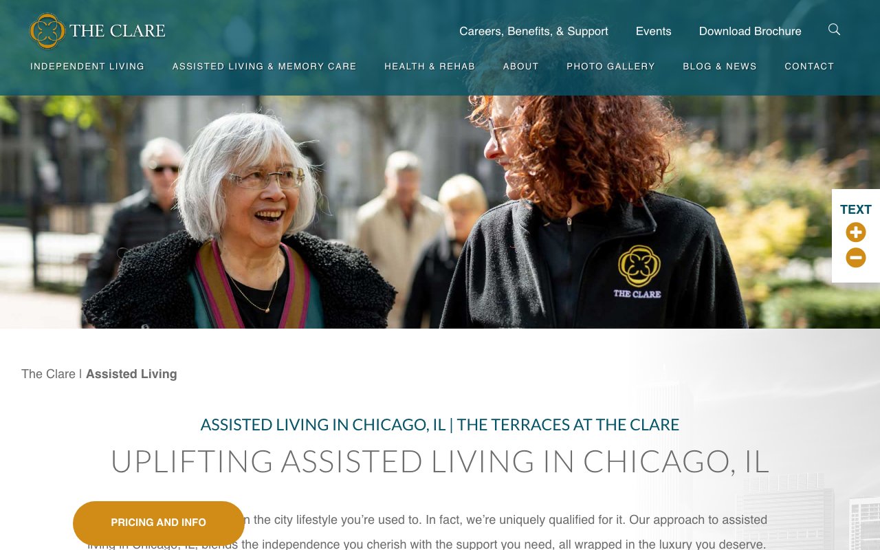 TERRACES AT THE CLARE — homepage