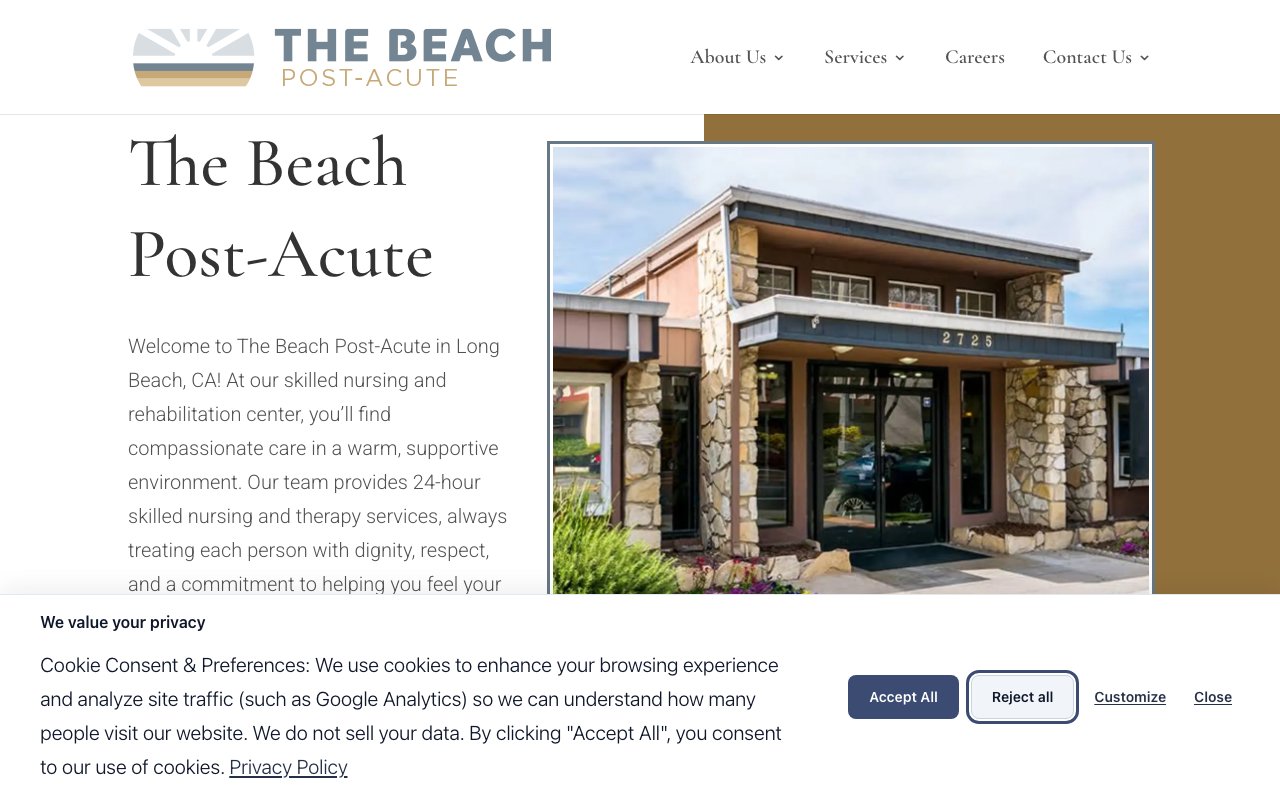 The Beach Post-Acute — homepage