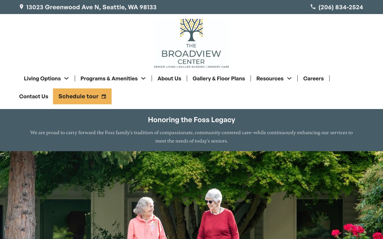 THE BROADVIEW CENTER — homepage