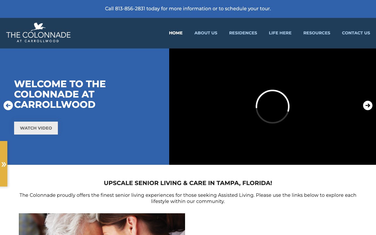 The Colonnade at Carrollwood — homepage