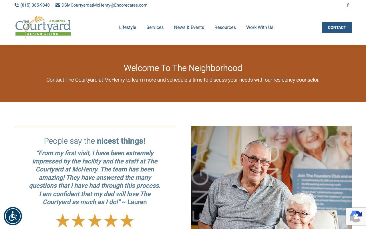The Courtyard at McHenry — homepage