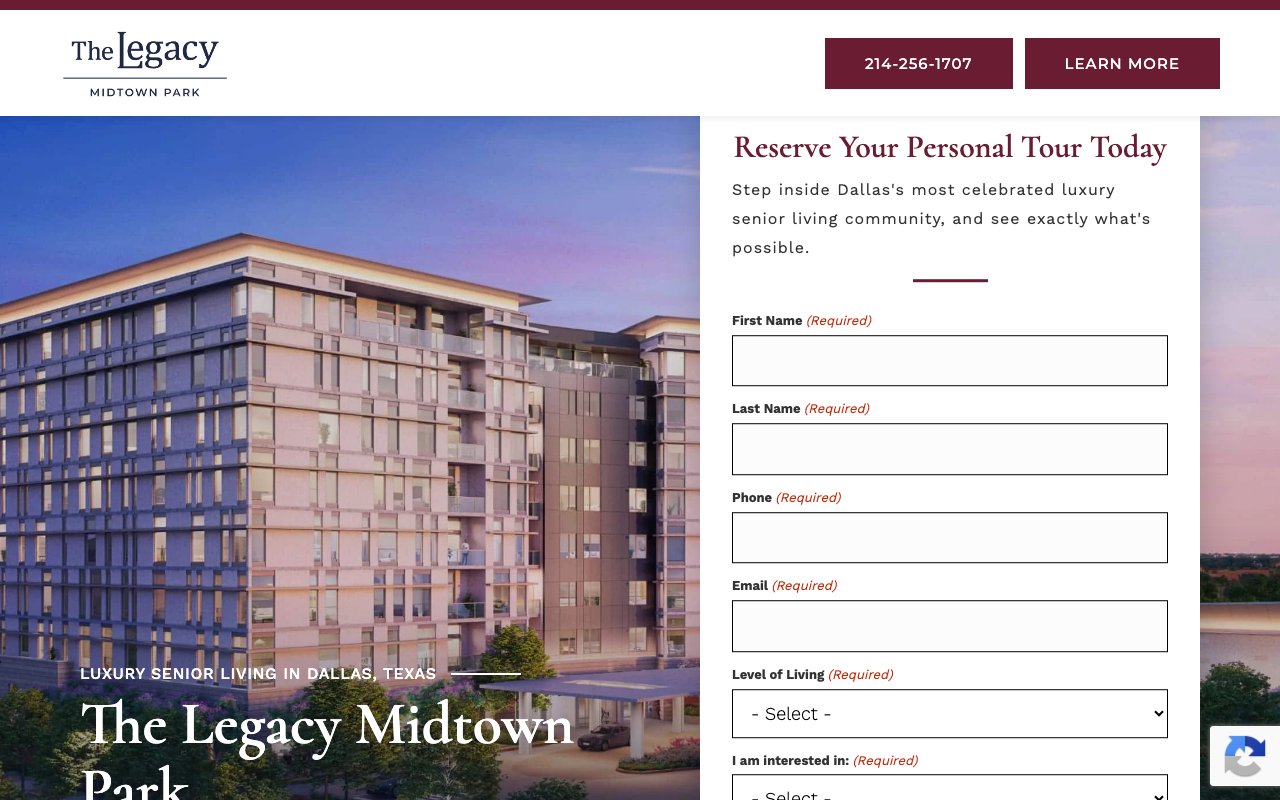 THE LEGACY MIDTOWN PARK — homepage
