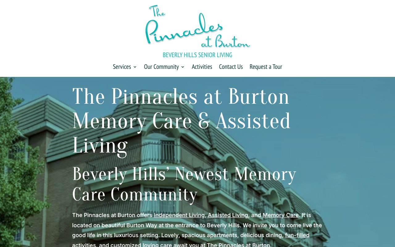 The Pinnacles at Burton — homepage