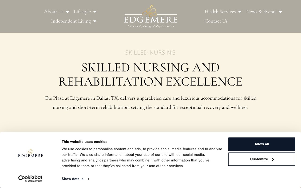 THE PLAZA AT EDGEMERE — homepage