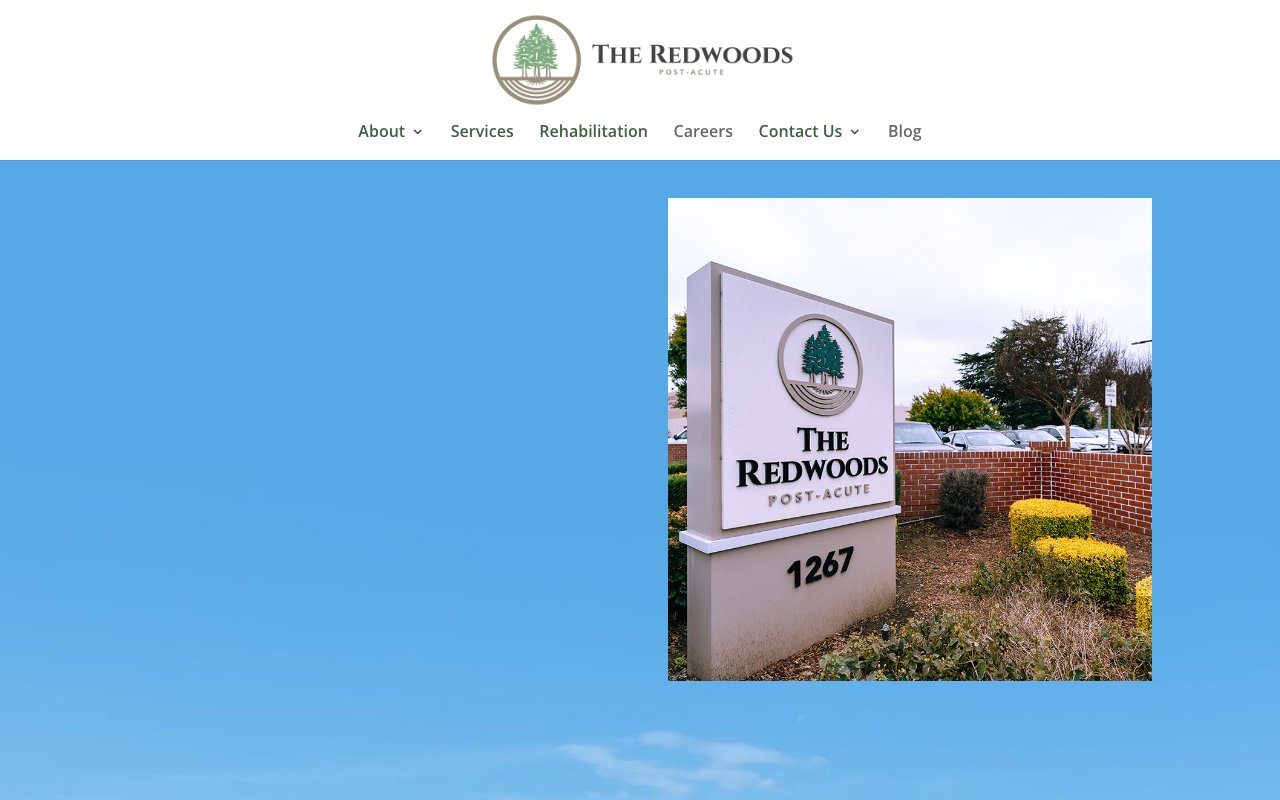 THE REDWOODS POST-ACUTE — homepage