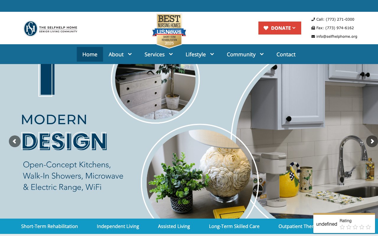 The Selfhelp Home — homepage