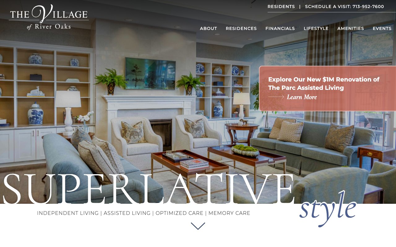 The Village of River Oaks — homepage