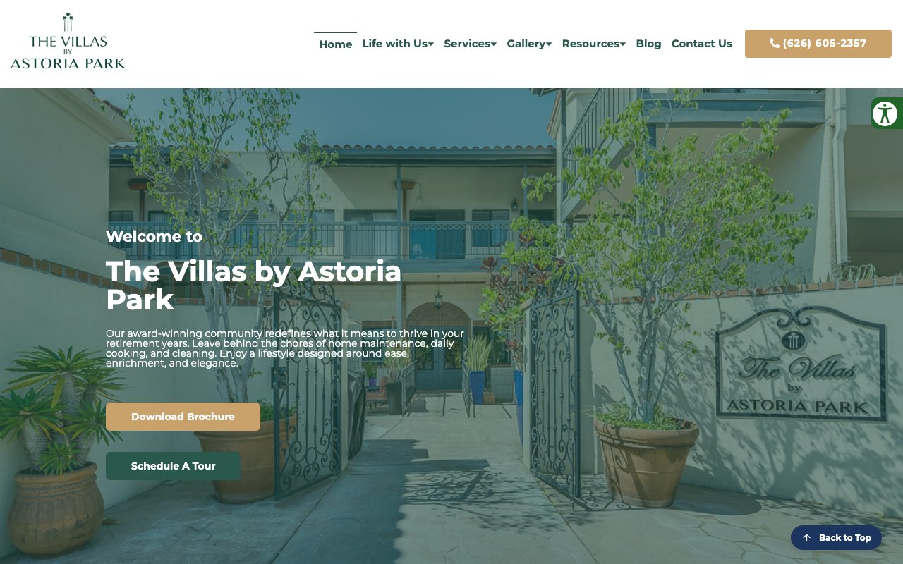 The Villas By Astoria Park — homepage