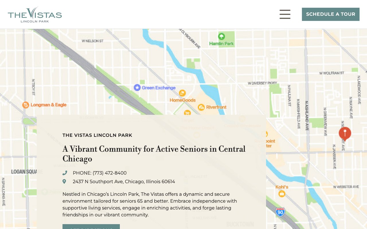 The Vistas Lincoln Park — homepage