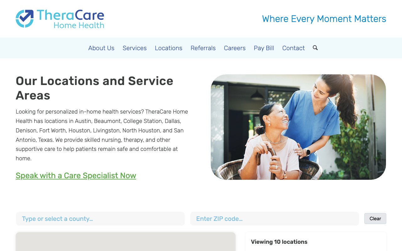 THERACARE HOME HEALTH — homepage