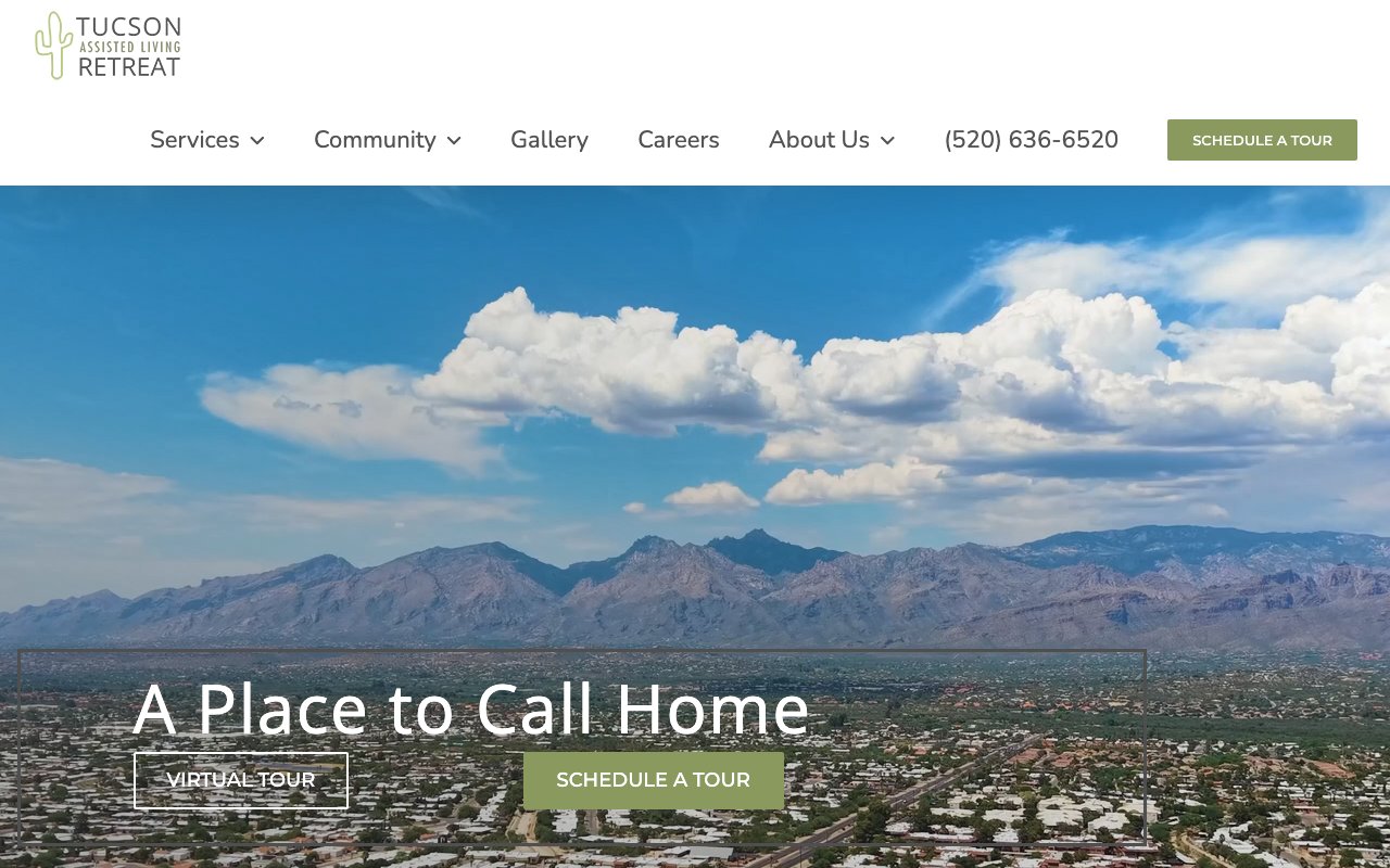 Tucson Assisted Living Retreat — homepage