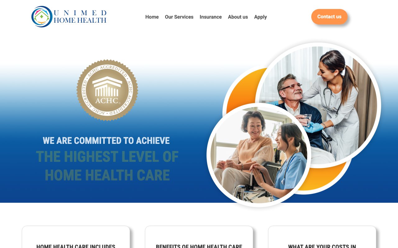 UNIMED HOME HEALTH — homepage