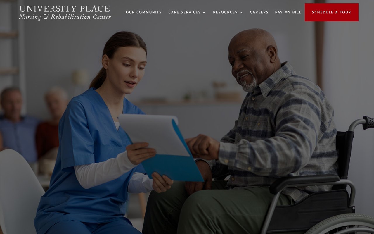 University Place Nursing and Rehabilitation Center — homepage