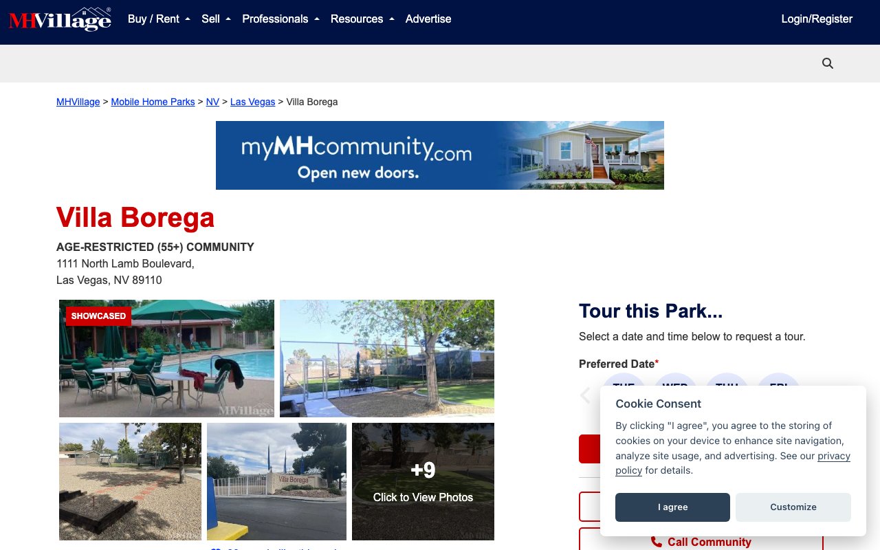 Villa Borega — homepage