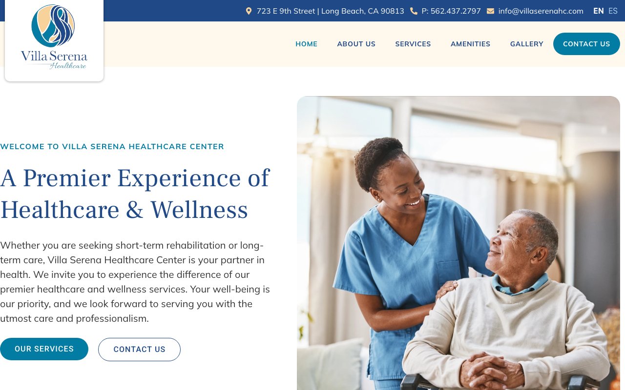VILLA SERENA HEALTHCARE CENTER — homepage