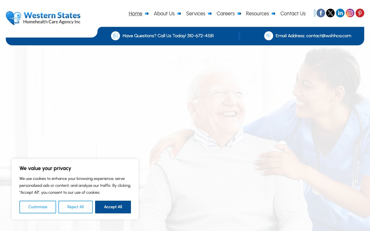 WESTERN STATES HOMEHEALTH CARE AGENCY, INC — homepage