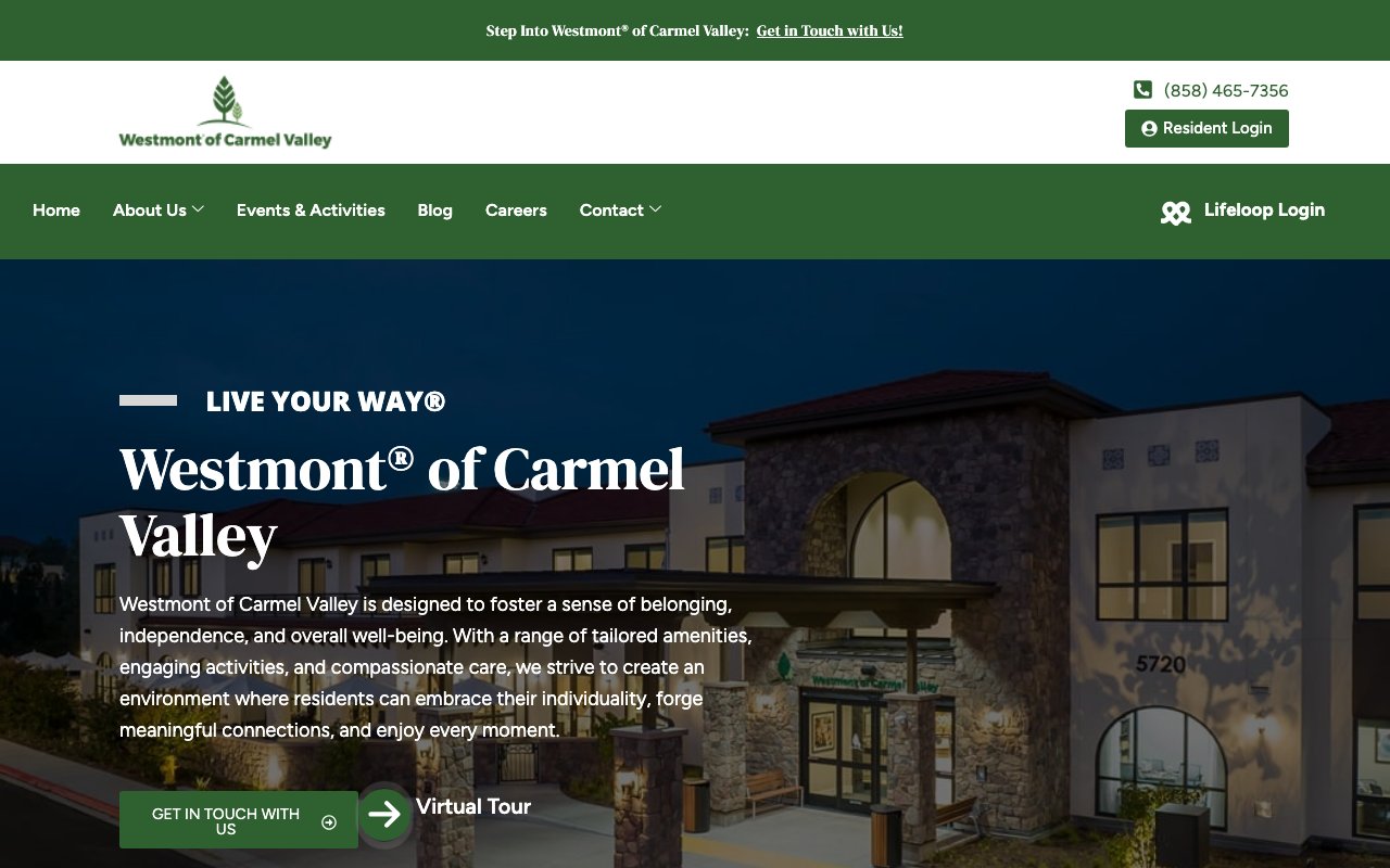 Westmont of Carmel Valley — homepage
