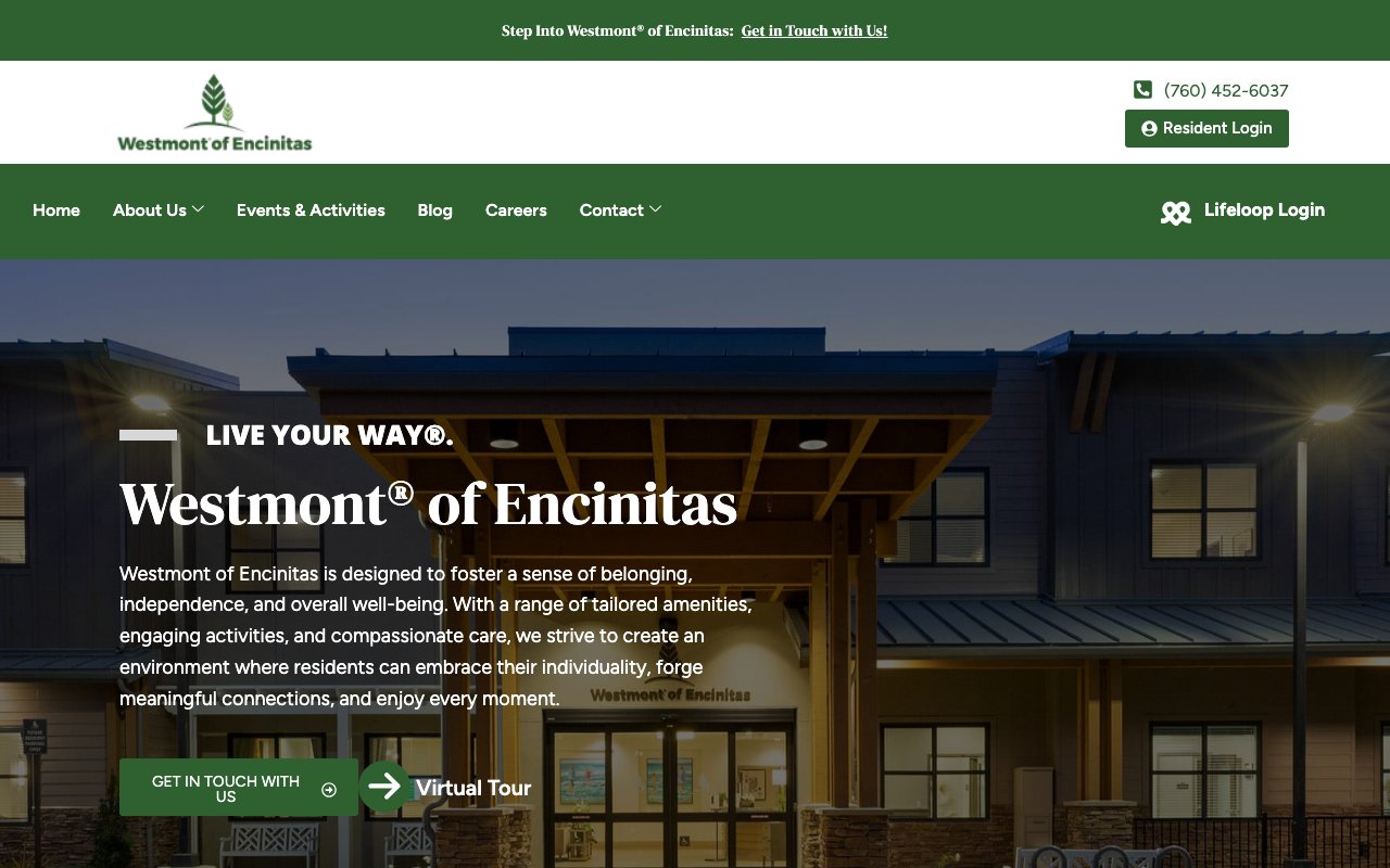 Westmont of Encinitas — homepage