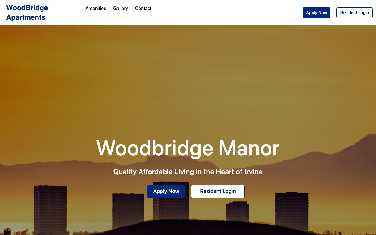 Woodbridge Manor — homepage