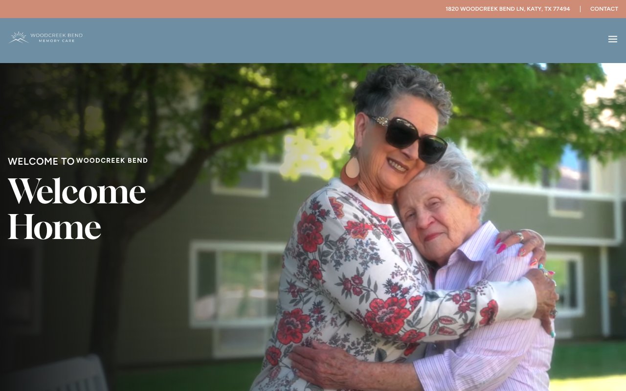 WoodCreek Bend Memory Care — homepage